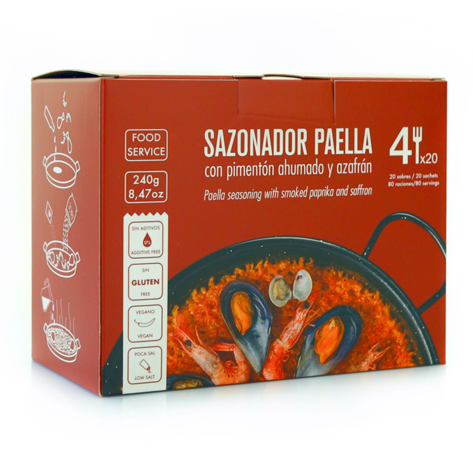 Paella Seasoning "La Chinata" 240g - Food Service Size